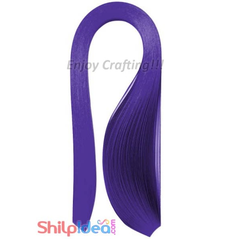 Quilling Paper Strips - Inky Purple - 3mm
